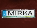 MIRKA - TABLICZKA