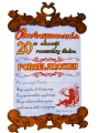 DYPLOM 20 ROCZNICA ŚLUBU SK