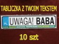 1 TABLICZKA Z TWOIM TEKSTEM - 10szt